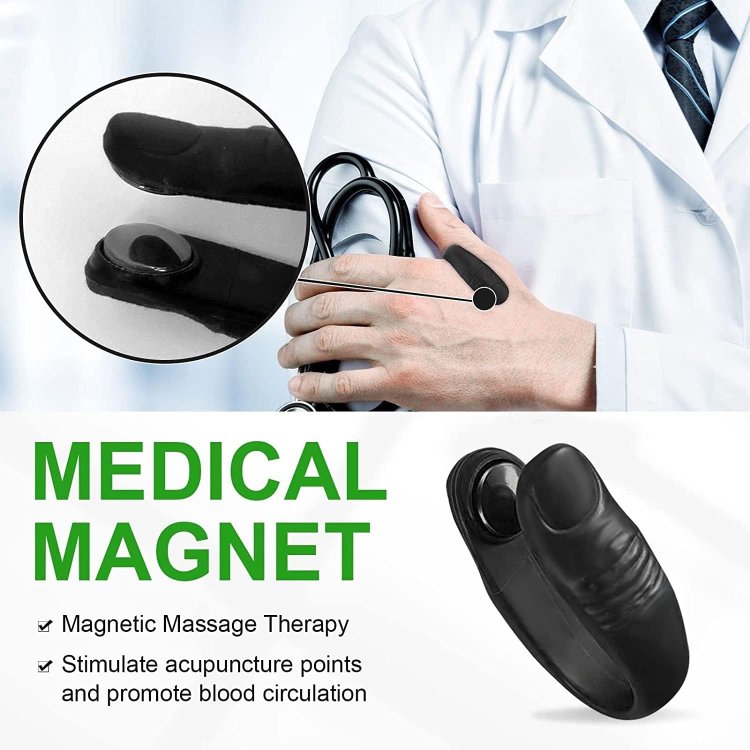Hixideli ACU+ Sugar Control LI4 Acupressure Point Clip – Natural Blood Sugar Management