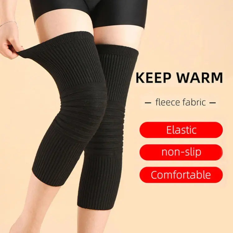 2 Pcs Cashmere Wool Warm Kneecap, Knee Protector For Men, Women & Short Leg Warmer/Leg Warm Socks/Warm